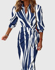 Bold Wrap Dress With Chic Print Design 10