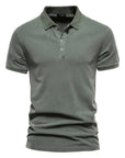 Men’s green men's classic polo shirt