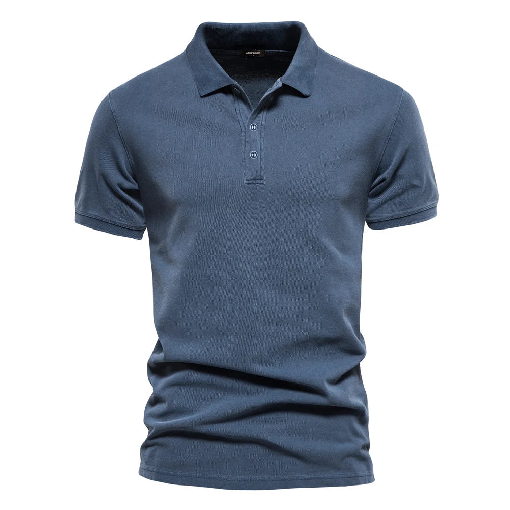 Men’s green men's classic polo shirt