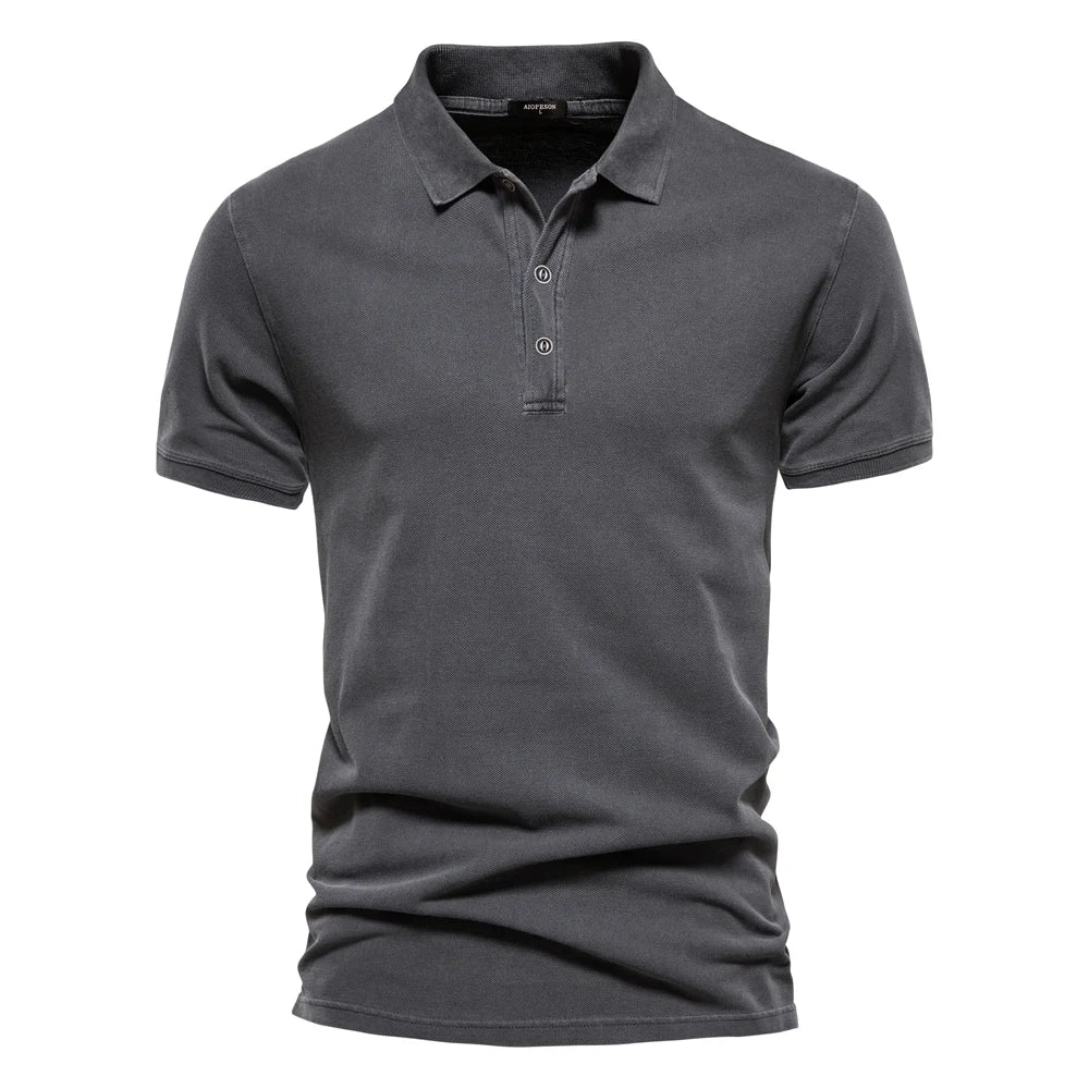 Men’s green men's classic polo shirt