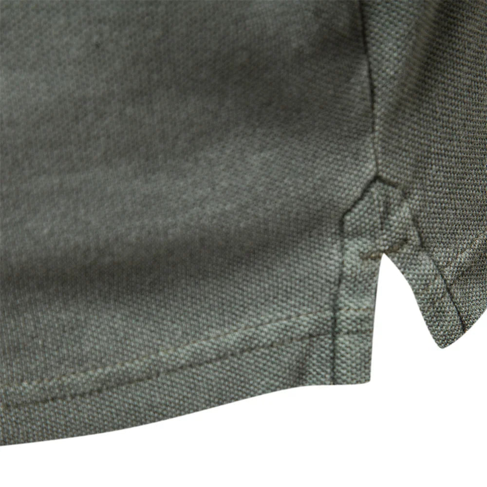 Men’s green men's classic polo shirt