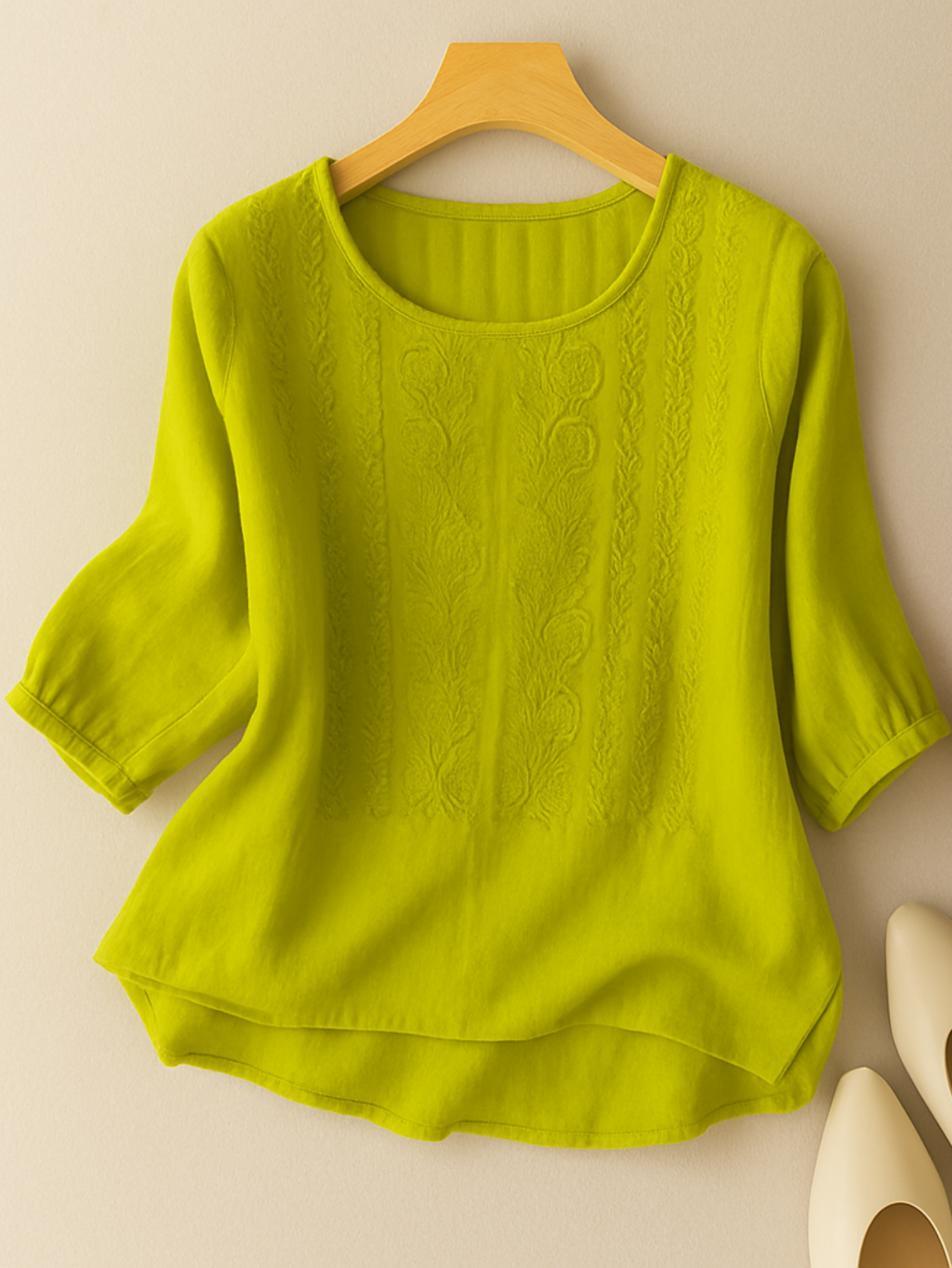 Calm Women's Blouse with Embroidered Design 3