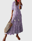 Carefree Boho Summer Dress With V-Neck 2