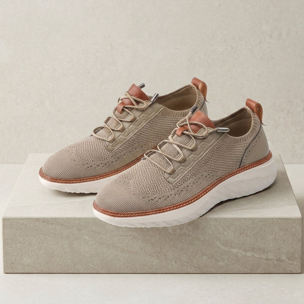 Men's midnight navy mesh knit sneakers