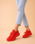 women's slip-on knit sneakers
