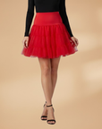 Charming Crinoline Skirt With Tiered Layers 0
