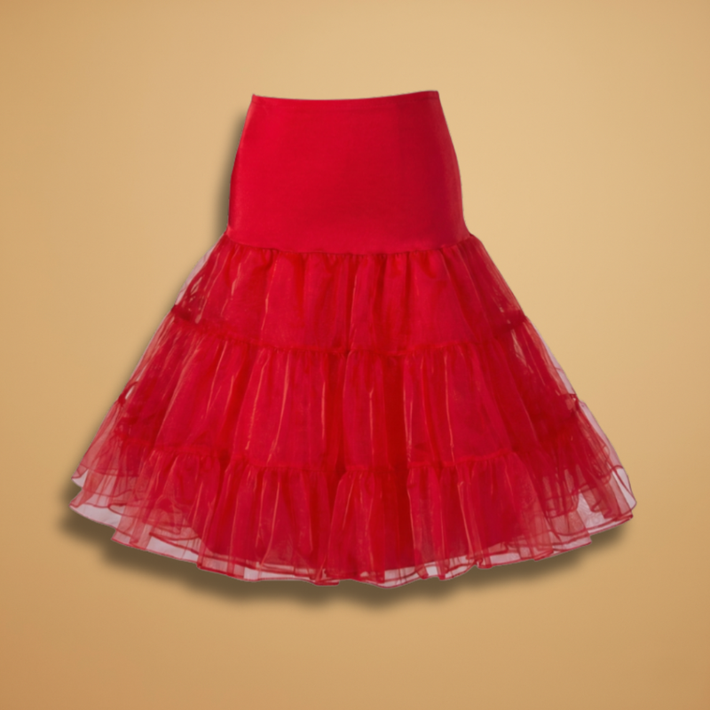 Charming Crinoline Skirt With Tiered Layers 1