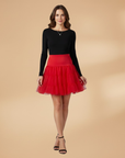 Charming Crinoline Skirt With Tiered Layers 2