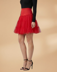 Charming Crinoline Skirt With Tiered Layers 4