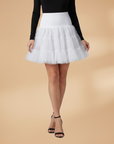 Charming Crinoline Skirt With Tiered Layers 5