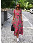Charming Floral Midi Summer Dress For Women 3