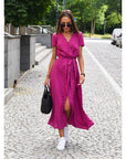 Charming Floral Midi Summer Dress For Women 4