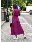 Charming Floral Midi Summer Dress For Women 6