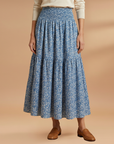 Charming Floral Skirt with Flattering Fit 0