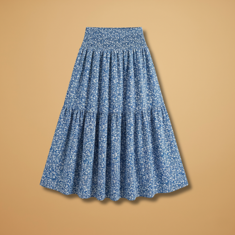 Charming Floral Skirt with Flattering Fit 1