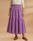 Charming Floral Skirt with Flattering Fit 12
