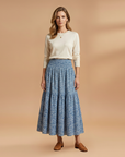 Charming Floral Skirt with Flattering Fit 2