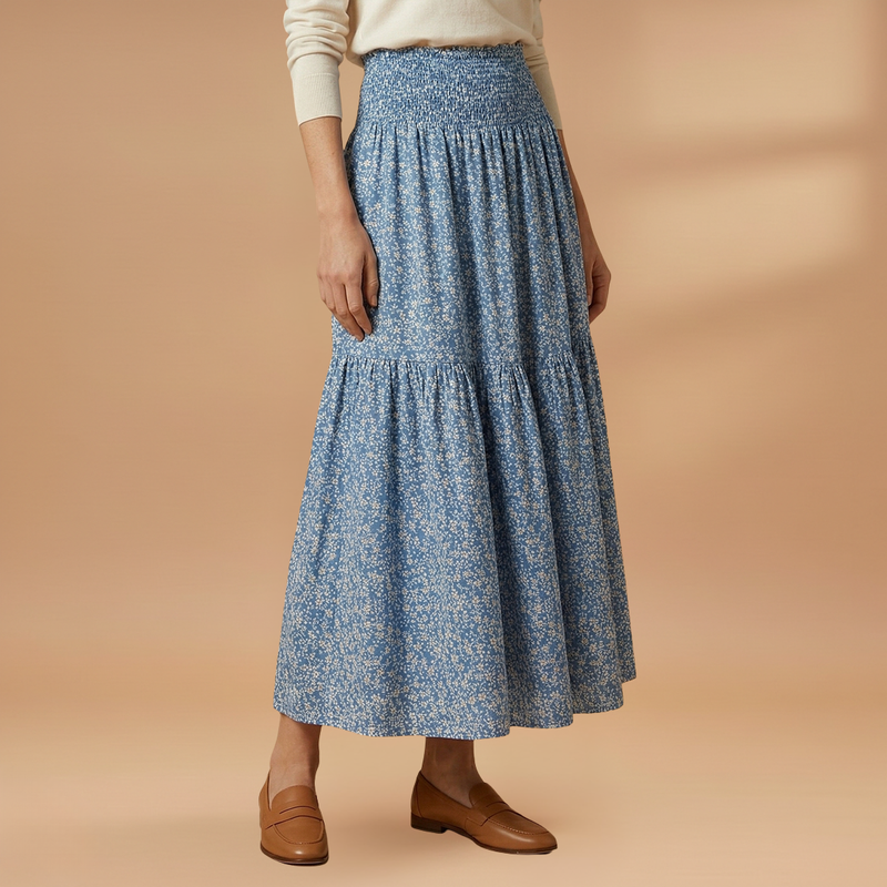 Charming Floral Skirt with Flattering Fit 3