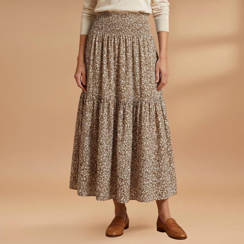 Charming Floral Skirt with Flattering Fit 6