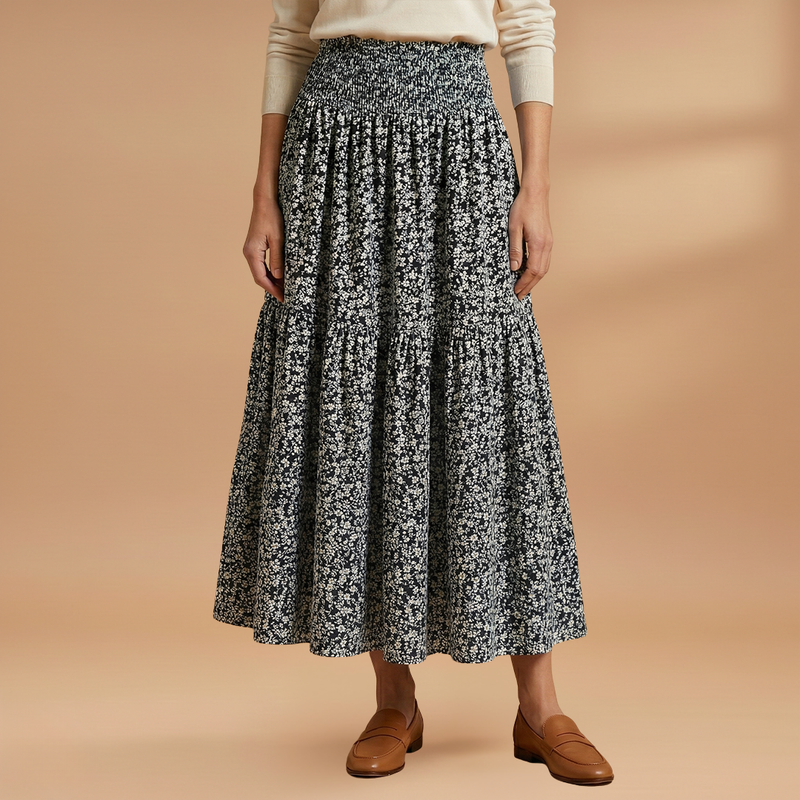 Charming Floral Skirt with Flattering Fit 8