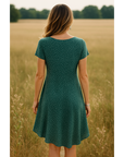 Charming Floral Summer Dress Mini Fit 2
