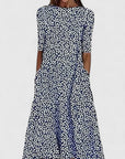 Charming Floral Summer Dress With Midi Fit 2