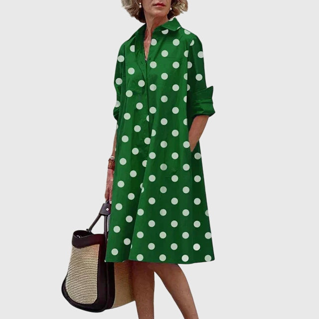 Charming Midi Dress With Pockets For Women 6