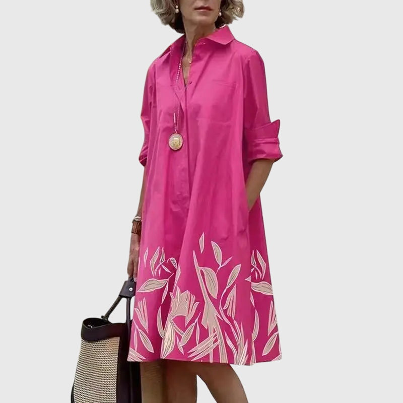 Charming Midi Dress With Pockets For Women 9