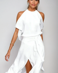 Charming Midi Dress With Stylish Cutouts 0