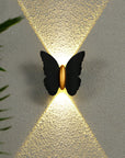 Charming Outdoor Wall Light for Unisex Aluminum Warm White Butterfly Design 0