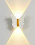 Charming Outdoor Wall Light for Unisex Aluminum Warm White Butterfly Design 4