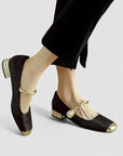 Charming Women's Shoes With Block Heel Design 5