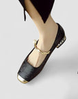 Charming Women's Shoes With Block Heel Design 6