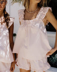 Charming Womens Lounge Set With Ruffle Details 5