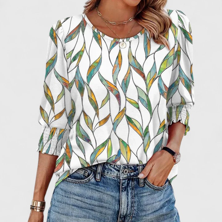 Charming Womens Top With Relaxed Fit Blouse 5