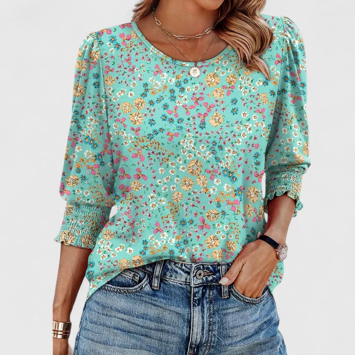 Charming Womens Top With Relaxed Fit Blouse 6