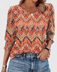 Charming Womens Top With Relaxed Fit Blouse 8