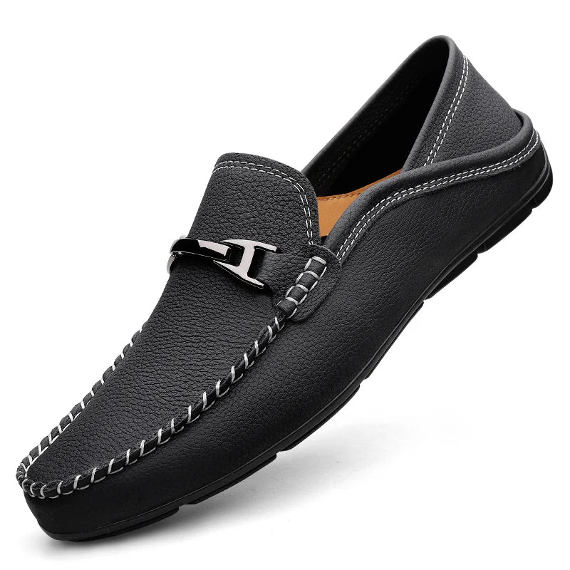 Chic Black Loafers For Women With Cushioned Insole 6