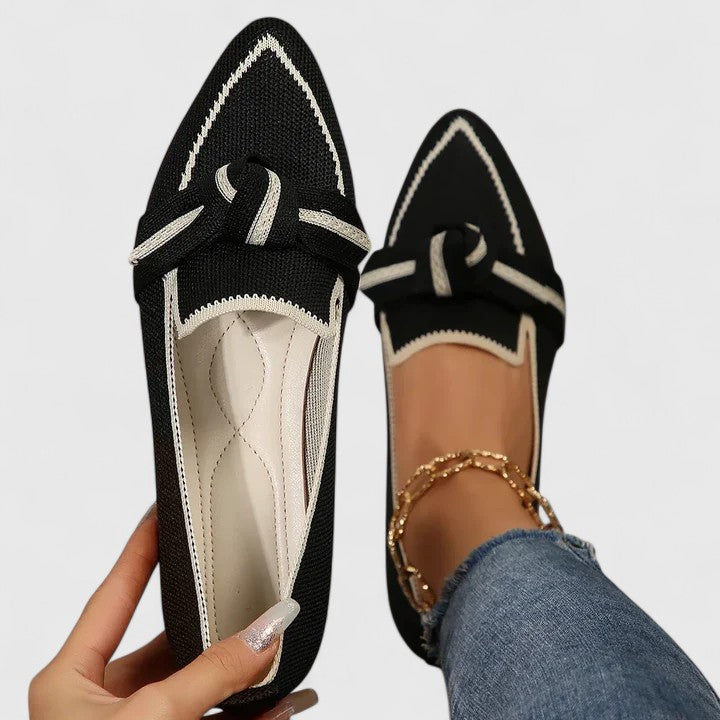 Chic Black Loafers for Women with Arch Support 3