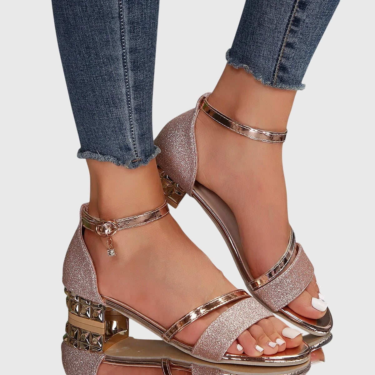 Chic Heeled Sandals With Adjustable Straps 3