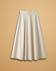 Chic High-Waisted Midi Skirt With Pockets 1
