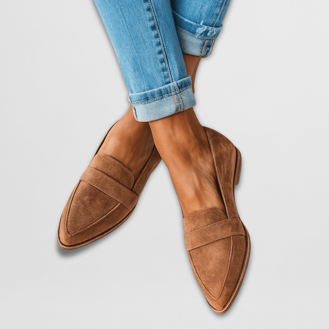 Chic Loafers for Women with Soft Suede Finish 0