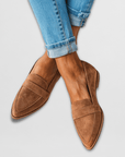 Chic Loafers for Women with Soft Suede Finish 0
