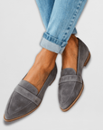 Chic Loafers for Women with Soft Suede Finish 1