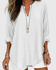 Chic Long Sleeve Beach Shirt For Women 1