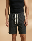 Chic Men's Striped Knee-Length Casual Shorts 2