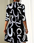 Chic Summer Dress With Trendy Print Design 1