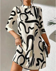 Chic Summer Dress With Trendy Print Design 2