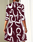 Chic Summer Dress With Trendy Print Design 5