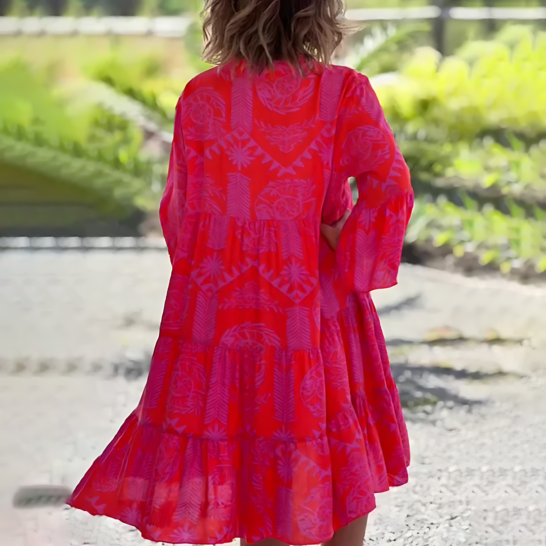 Chic Summer Midi Dress With Relaxed Fit 2